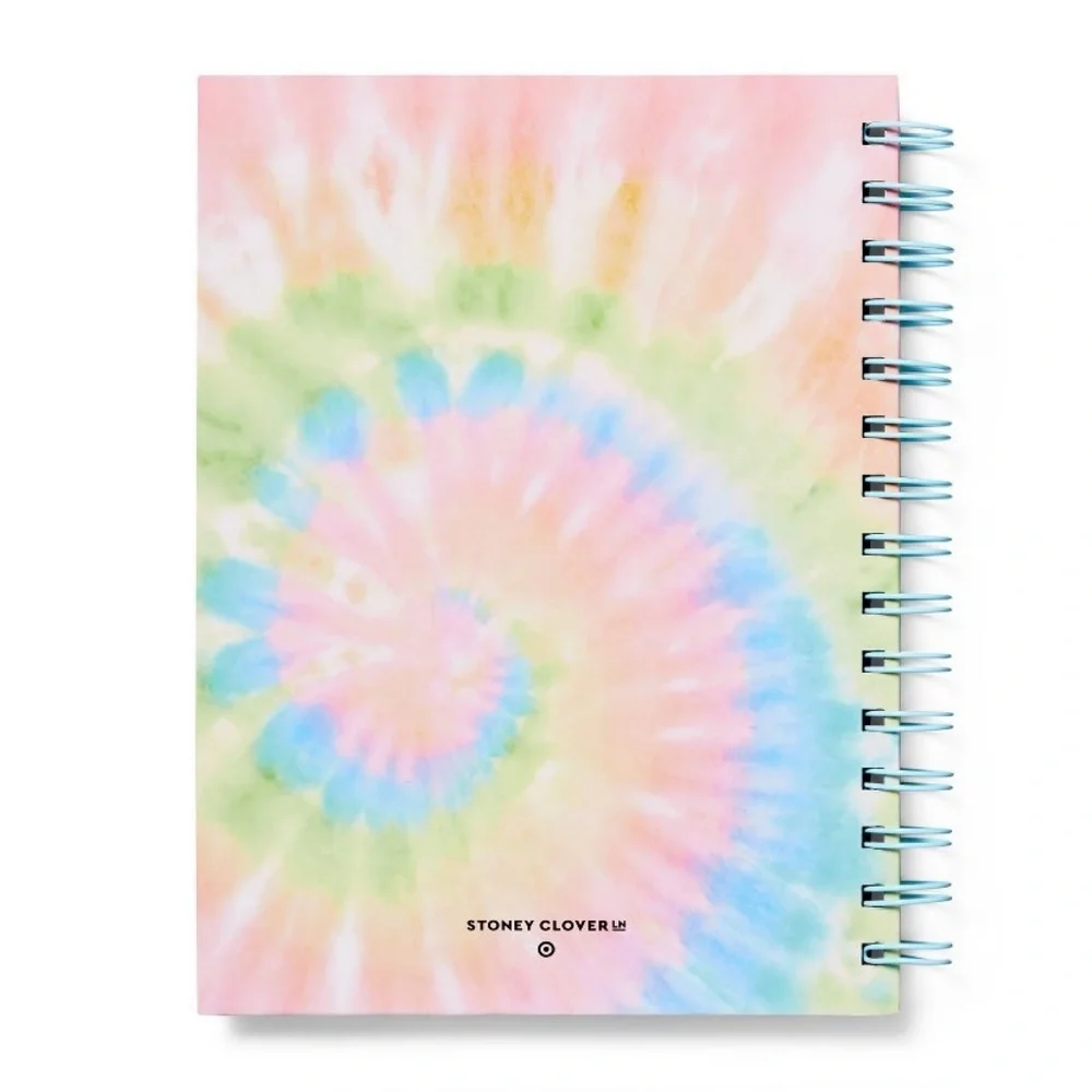 Stoney Clover Lane x Target Undated Weekly Planner in Rainbow Tie Dye